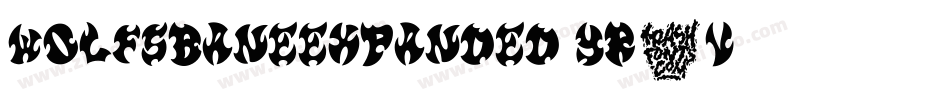 WolfsBaneExpanded-yR3V字体转换