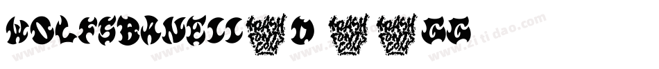 WolfsBaneIi3D-63Gg字体转换