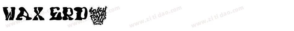 Wax-Erd4字体转换