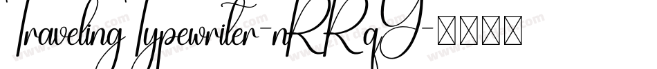 TravelingTypewriter-nRRqY字体转换