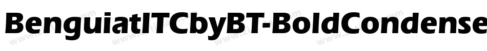 BenguiatITCbyBT-BoldCondensed字体转换