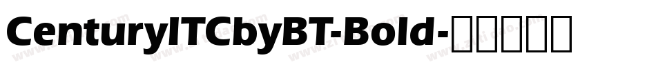 CenturyITCbyBT-Bold字体转换