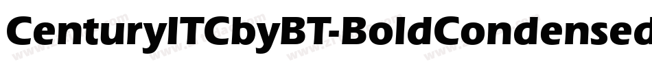CenturyITCbyBT-BoldCondensed字体转换
