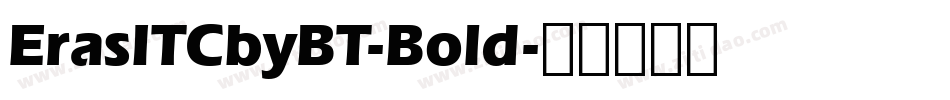 ErasITCbyBT-Bold字体转换