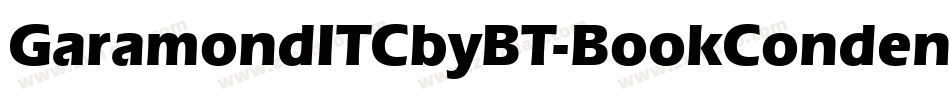 GaramondITCbyBT-BookCondensed字体转换