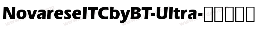 NovareseITCbyBT-Ultra字体转换