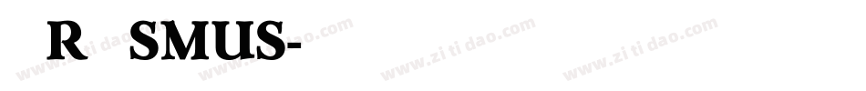 ERASMUS字体转换