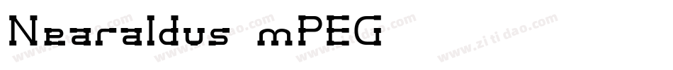 Nearaldus-mPEG字体转换