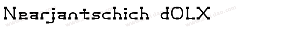 Nearjantschich-dOLX字体转换