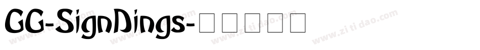 GG-SignDings字体转换