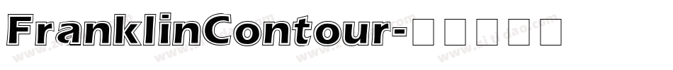 FranklinContour字体转换