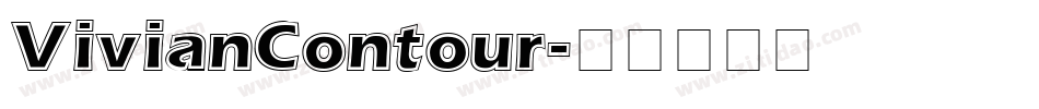 VivianContour字体转换