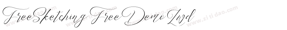 FreeSketchingFreeDemo-Zwd8字体转换