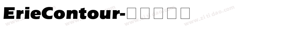 ErieContour字体转换