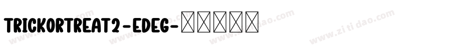 TrickOrTreat2-eDeg字体转换