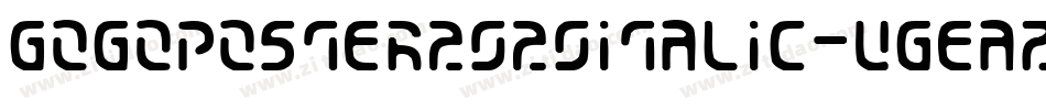 GogoPoster2020Italic-VGEAZ字体转换