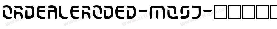 OrdealEroded-Mq0J字体转换