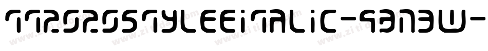 Tt2020StyleEItalic-4Bn3W字体转换