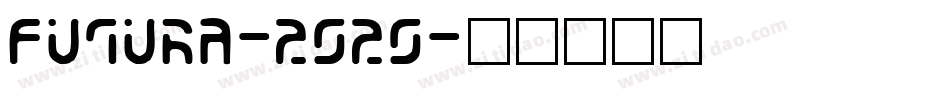 futura-2020字体转换