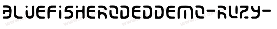 BluefishErodedDemo-rVzy字体转换