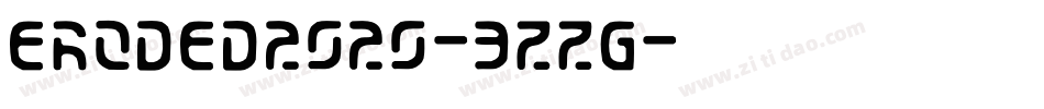 Eroded2020-3ZZG字体转换