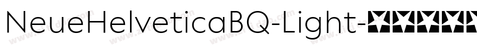 NeueHelveticaBQ-Light字体转换