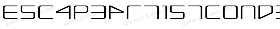 EscapeArtistCondensedItalic-3zl16字体转换 EscapeArtistCondensedItalic-3zl16字体转换