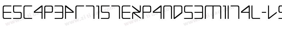 EscapeArtistExpandSemiItal-VG48w字体转换