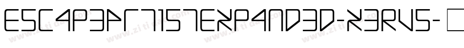 EscapeArtistExpanded-x3Rv5字体转换