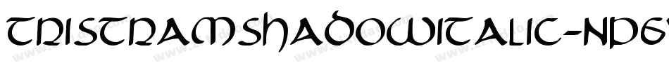TristramShadowItalic-nP6Y字体转换