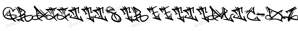 GraffitiStreetItalic-dzvX字体转换