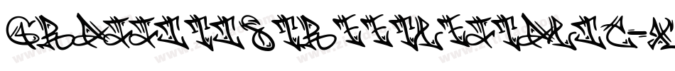 GraffitiStreetLeftalic-XOd9字体转换