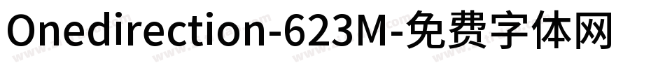 Onedirection-623M字体转换