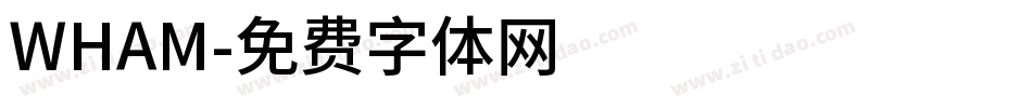 WHAM字体转换