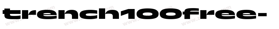 trench100free字体转换