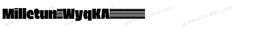 Milletun-WyqKA字体转换