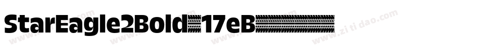 StarEagle2Bold-17eB字体转换