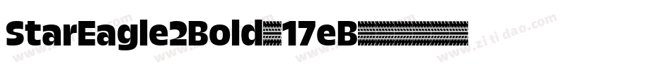 StarEagle2Bold-17eB字体转换