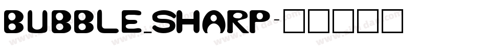 bubble_sharp字体转换