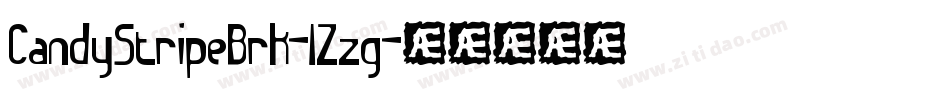 CandyStripeBrk-1Zzg字体转换