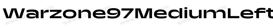 Warzone97MediumLeft-m27V字体转换
