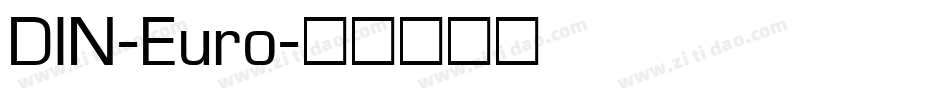 DIN-Euro字体转换