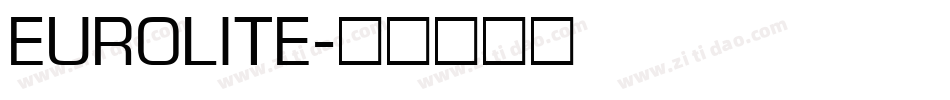 EUROLITE字体转换