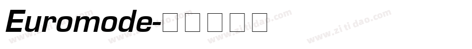 Euromode字体转换
