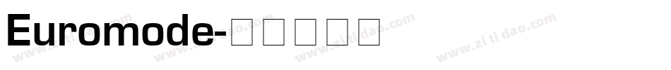 Euromode字体转换