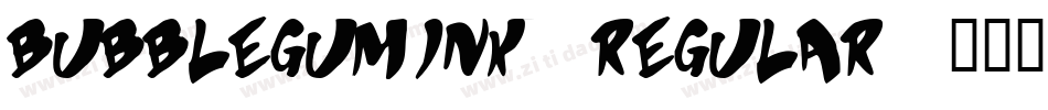 BubblegumInk-Regular字体转换