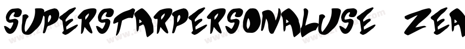 SuperstarPersonalUse-zEaG字体转换