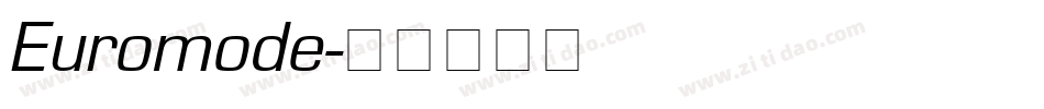 Euromode字体转换