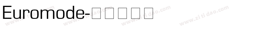 Euromode字体转换