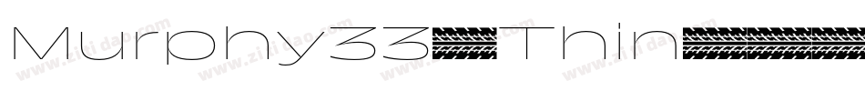 Murphy33-Thin字体转换